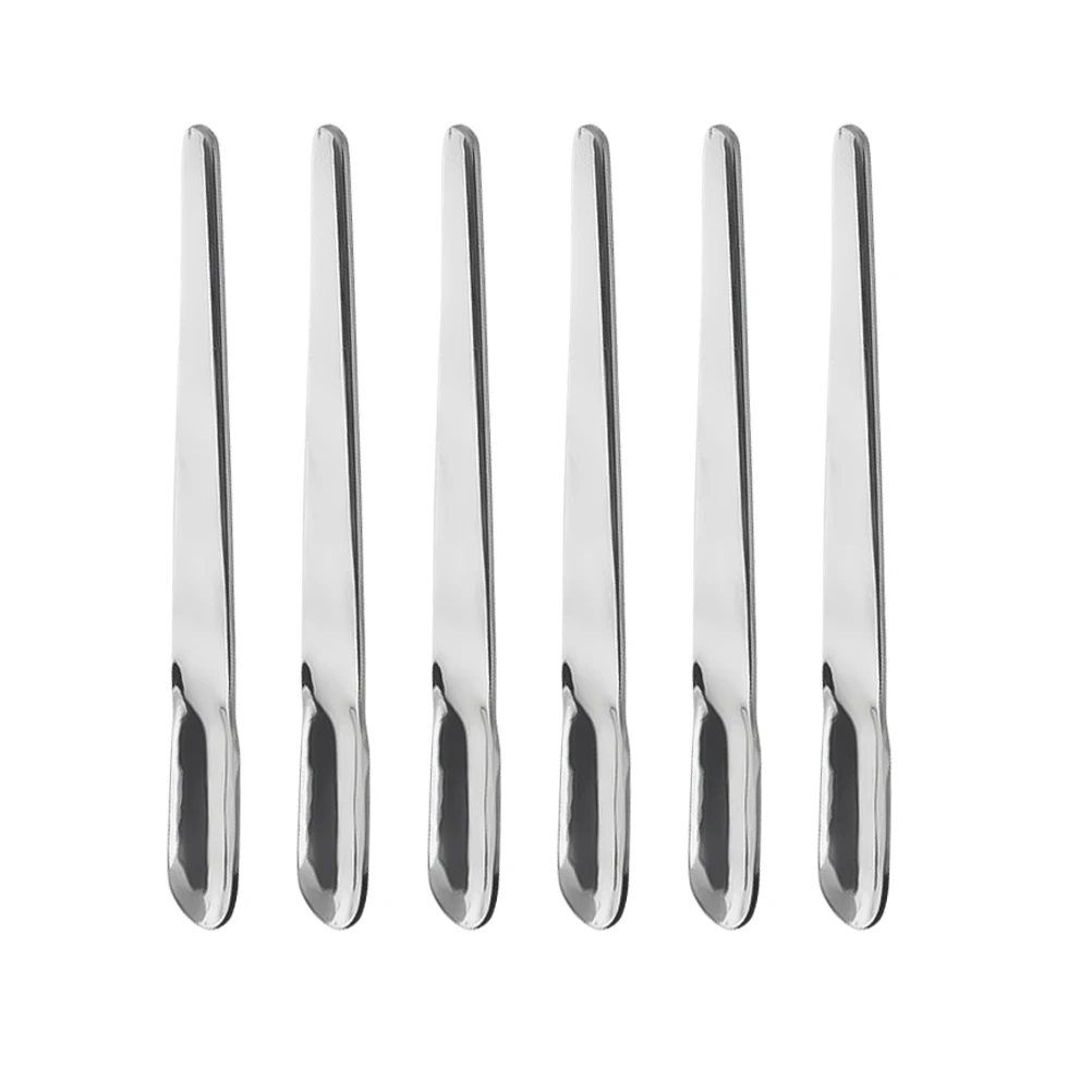 

6 Pcs Blender Coffee Spoon Mini Dessert Spoons Stainless Steel Espresso Teaspoons