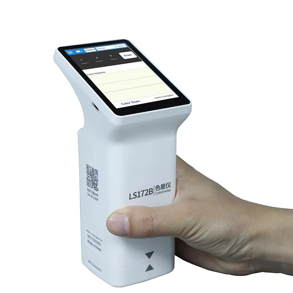 LS172 Multiparameter Handheld Colorimeter Portable Digital Paint Color Tester for Oil Paint Color Analysis Measurement
