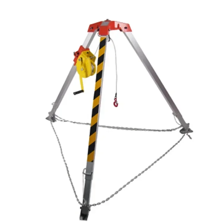 In Stock Fall Protection Portable Confined Space Safty Tripod Kit Rescue Tripod
