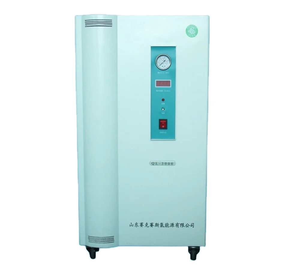 Equipo de generación de hidrógeno SPE PEM 3L/min H2 Suministro de gas de producción para uso GC FID