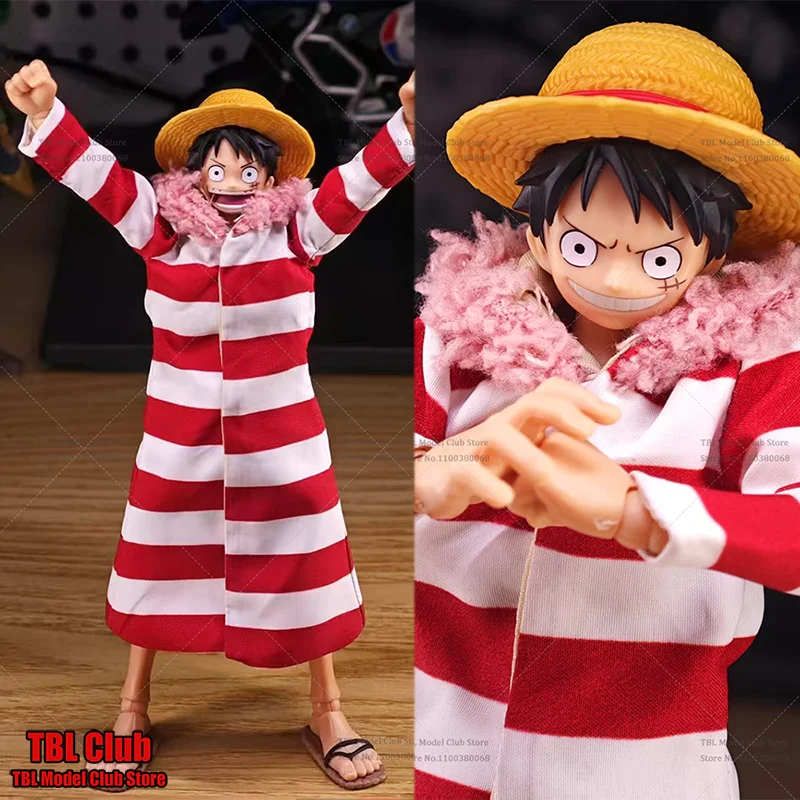 

Мужская одежда в масштабе 1/12, цельное пальто Monkey D. Luffy Ice Fire Island, японское аниме для SHF, 6-дюймовая экшн-фигурка, сцена солдата