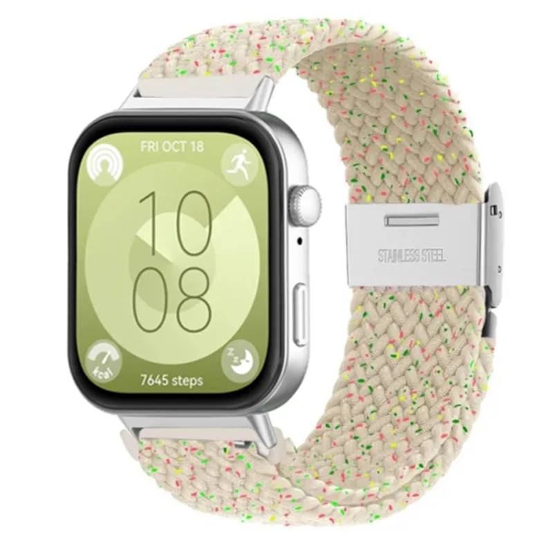 سوار مضفر نايلون مرن لساعة Howi Watch Fit 3 ، حزام معصم ، حزام بديل ، إكسسوارات Watchband