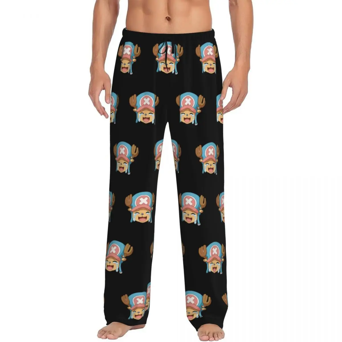 calcas-de-pijama-one-piece-tony-chopper-masculinas-classicas-de-anime-e-manga-para-descanso-e-dormir-elasticas-com-bolsos
