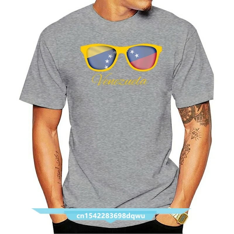 Men's Venezuela Sunglasses T Shirt Character Short Sleeve O Neck Pattern Fit Breathable Summer Family Shirt