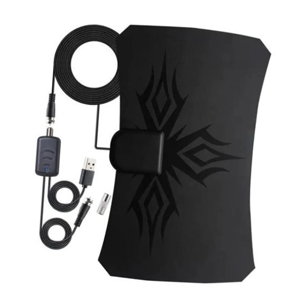 FFYY-TV Цифровая антенна HDTV 4K Интерьер Крытый HD Усилитель с высоким коэффициентом усиления Спутниковый ресивер Miles Aerial