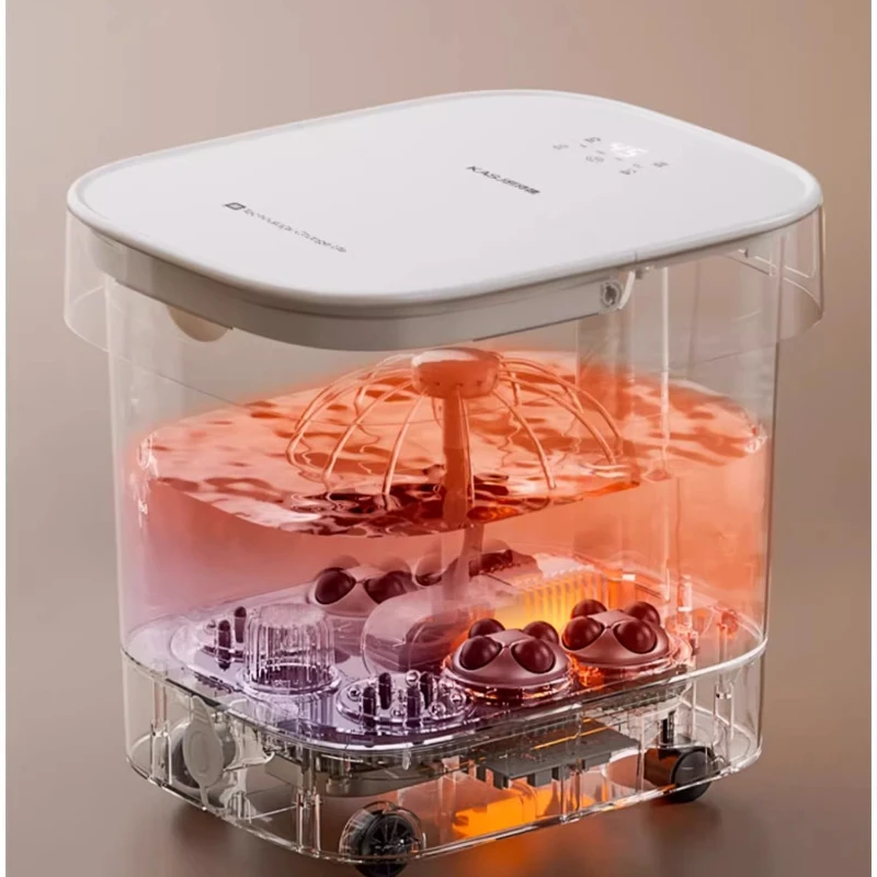 Intelligent Shower Surfing Foot Bathtub Pedicure, Constant Temperature Heated Foot Bath Electric Automatic Bath Footbath Machine