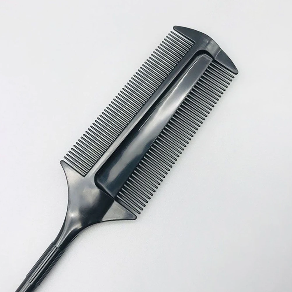 

4pcs Perm Hair Brush Double Sided Baking Oil Color Brushes Plastic Teasing Hair Dye Tools Comb Highlight Tools Hairbrush