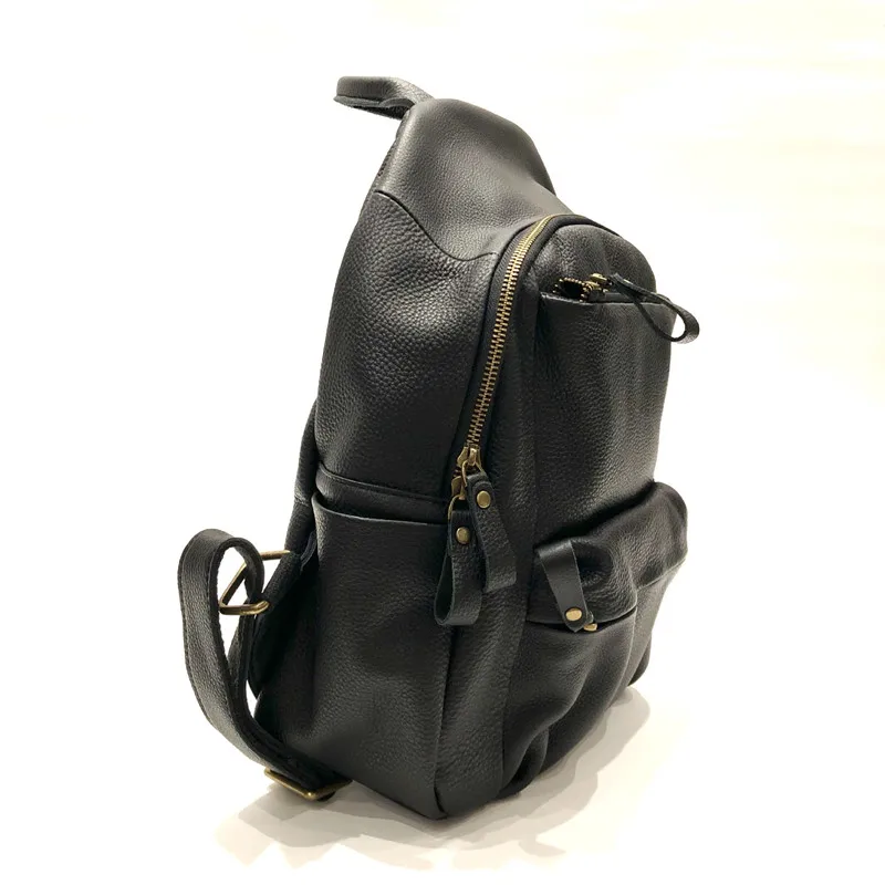 Женские рюкзаки, сумка через плечо из воловьей кожи, рюкзак с несколькими карманами, большой вместительный рюкзак, дорожная сумка из мягкой кожи, рюкзак