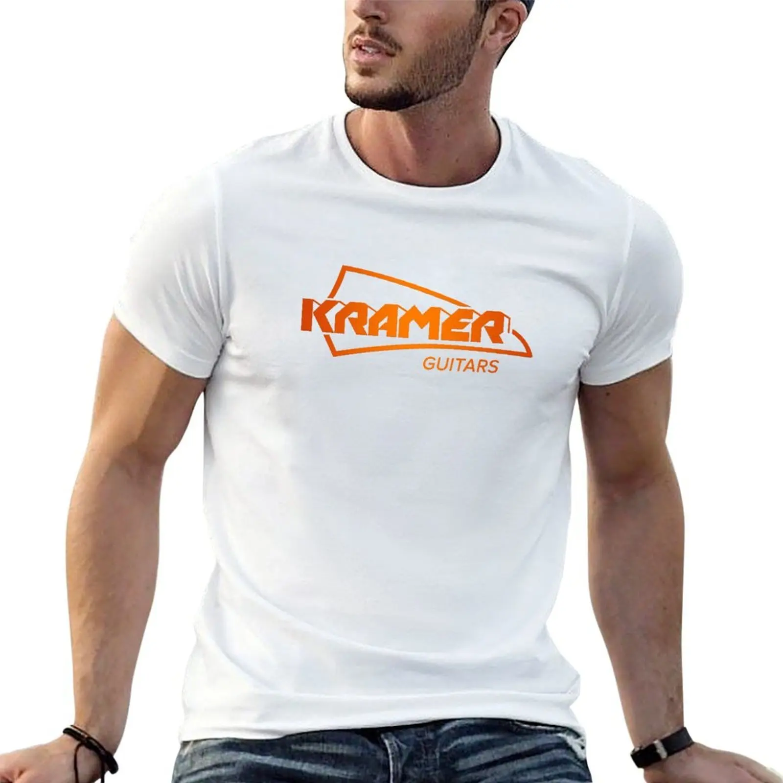 Kramer Logo T-Shirt man t shirt cotton t shirt man luxury t shirts cotton 100% T-shirt