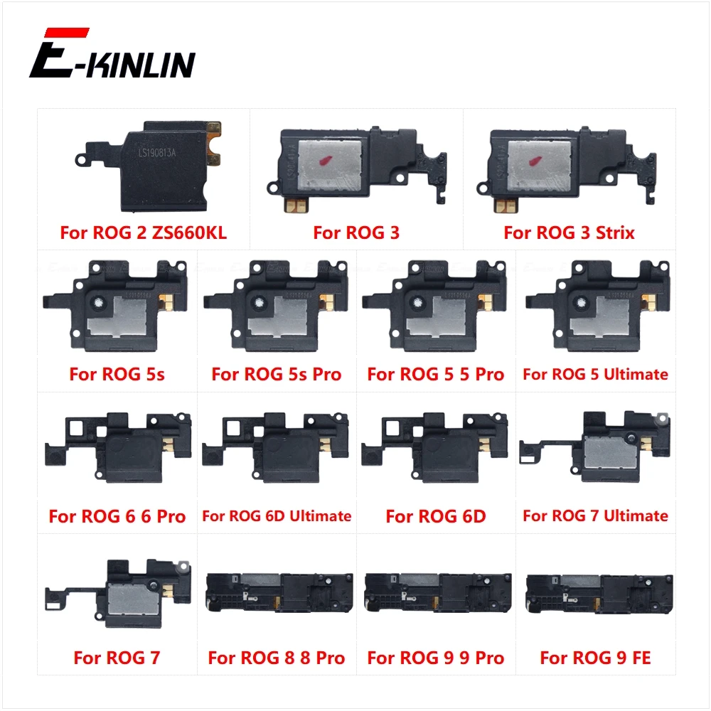 Main Back Buzzer Ringer Loud Speaker Loudspeaker Flex Cable For Asus ROG Phone 2 II 3 Strix 5 5s 6 7 8 9 FE Pro 6D Ultimate