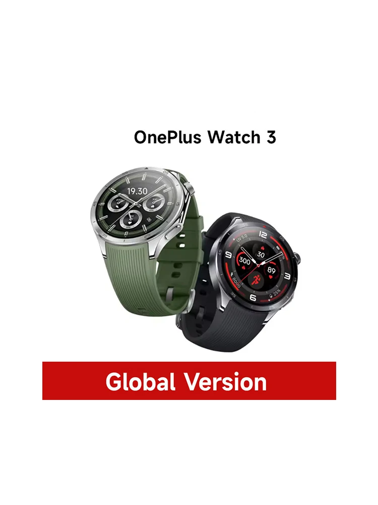 Globale versie OnePlus Watch 3 46MM Smartwatch 1,5 inch AMOLED-scherm 32GB geheugen Snapdragon W5 Wear OS van Google IP68 - afbeelding 2