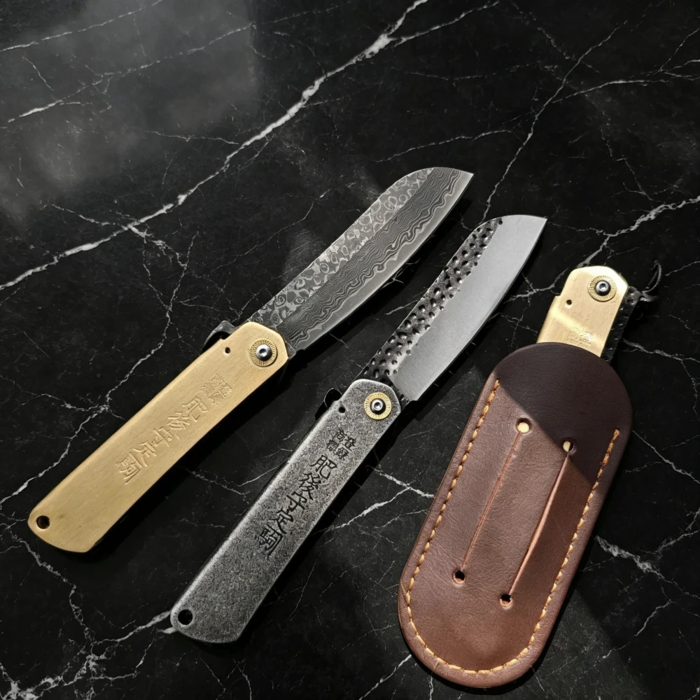 Pocket Knife Ceramic - Faca Dobrável Portátil Durável para Camping