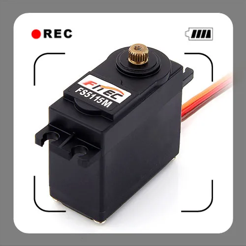 3PCS Pa66 + Gf Custodia Cuscinetti a sfere ingranaggi in metallo 20.1G Motore centrale 180 gradi 5.5Kg 7.5Kg 8.5Kg Servo Feetech personalizzabile per la robotica