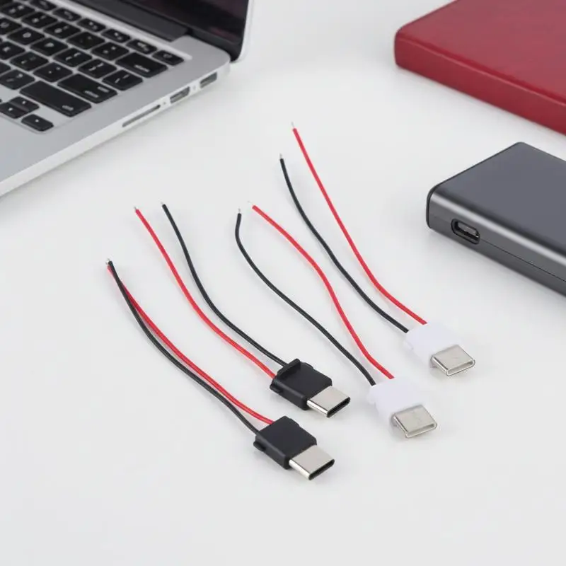 Type C Male Connector with Resistor Capacitor 1 5Pcs USB C Plug Adapter for DIY Modification and Repair