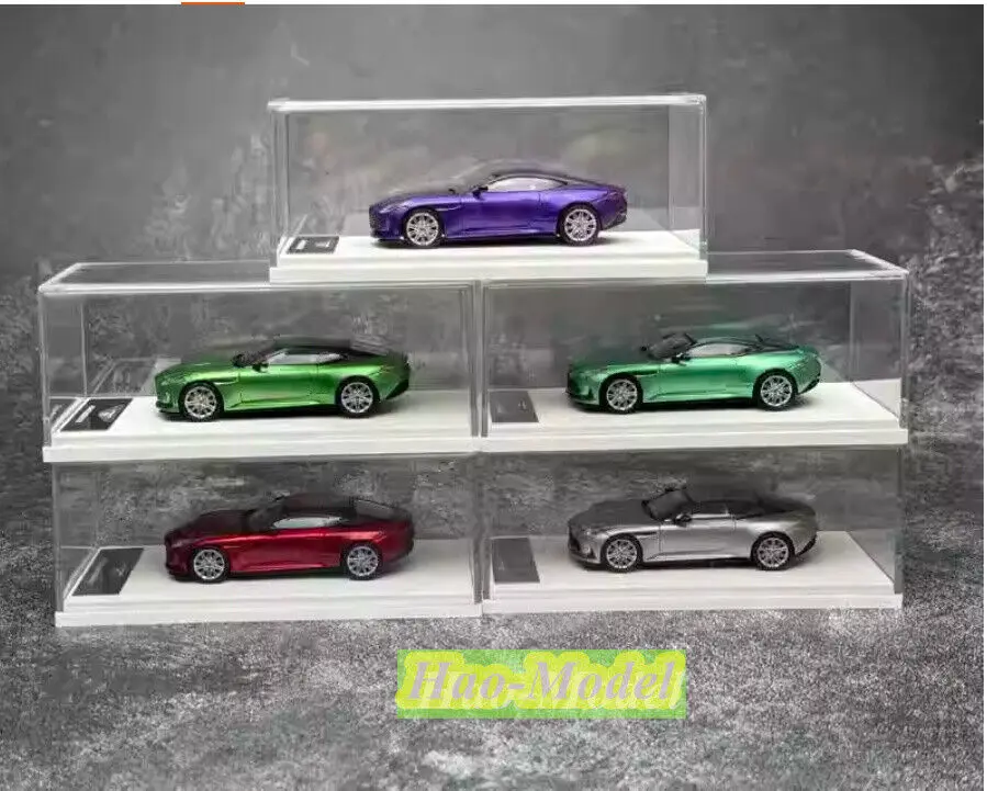 Modelo de coche de aleación de Metal fundido a presión para niños, juguetes para niños, regalos de cumpleaños, exhibición de Hobby, adornos de colección, 1:64 DB12 para Aston Martin DB12