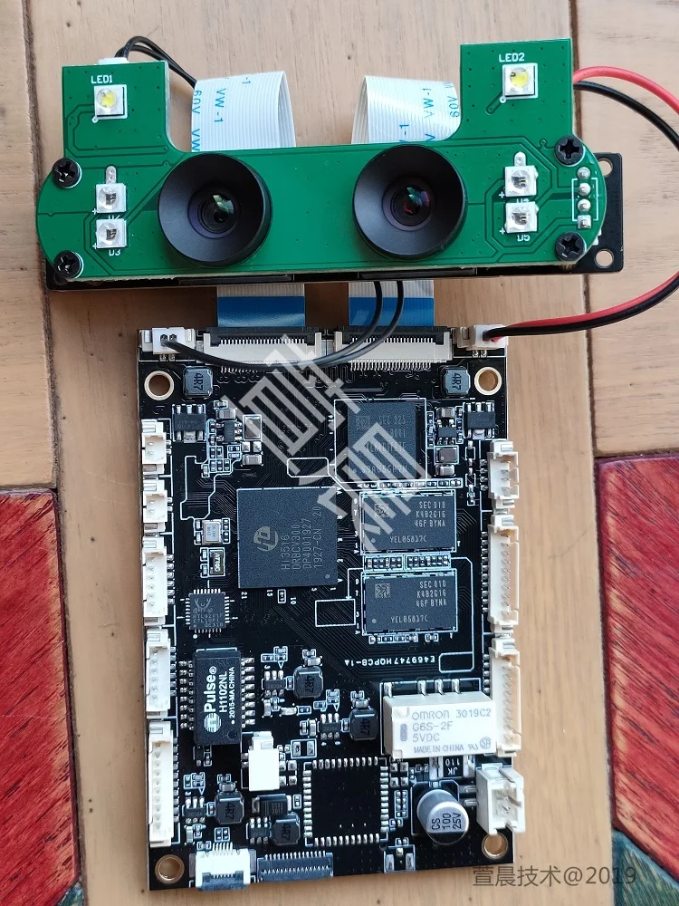 HI3516DV300 AI Deep Learning Access Control Machine Time Attendance Machine Motherboard Dual Camera