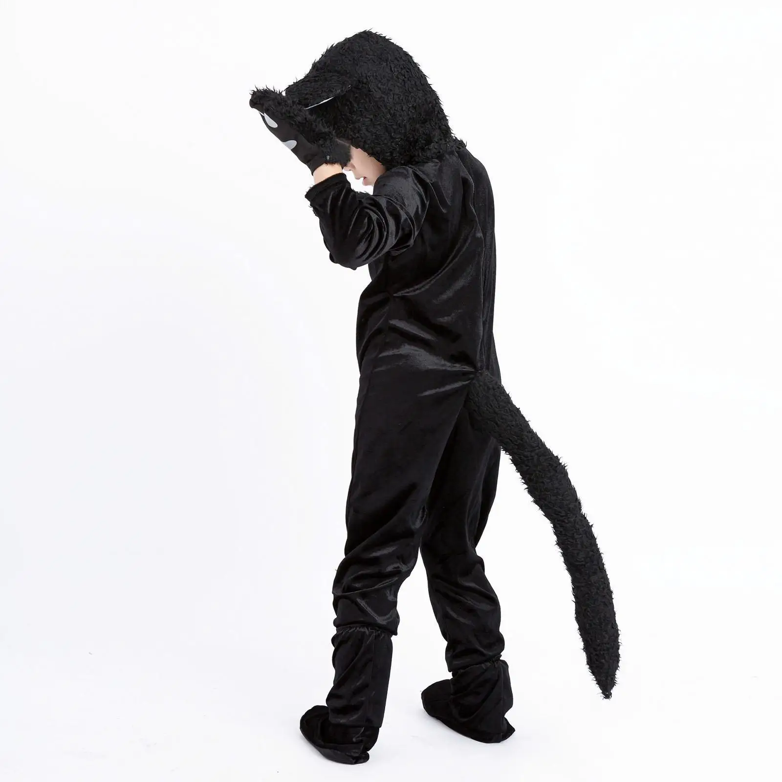 Kids Halloween Costume Cosplay Lightweight Kitten Outfit for Party, Supplies