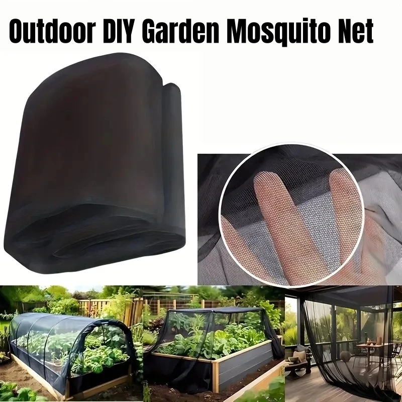 Outdoor DIY Garden Mosquito Net Mesh Curtain Sheer Netting for Gazebo Pergola Patio Insect Screen Canopy Yard Decoration