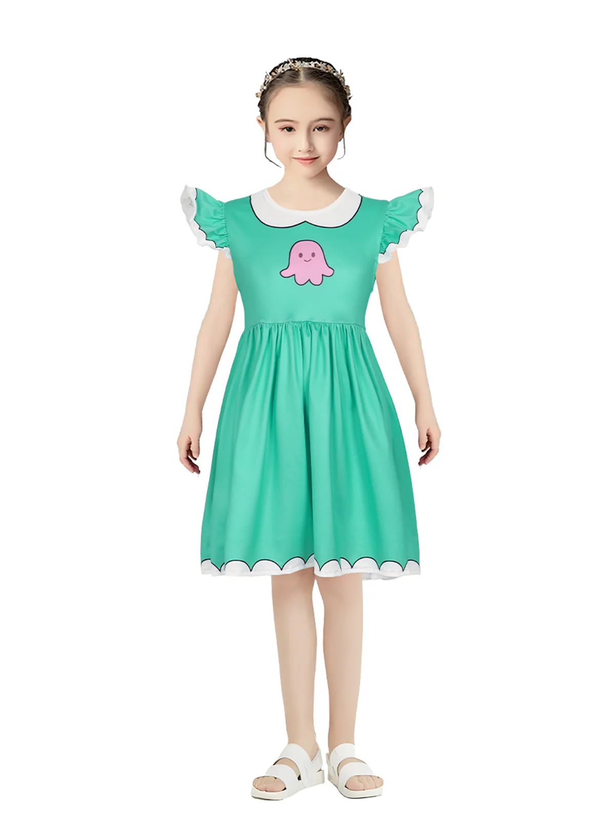 

Аниме Звезда против силы зла Косплей Бабочка ‌ Костюм Хэллоуин Карнавал Дети Grreen Платье