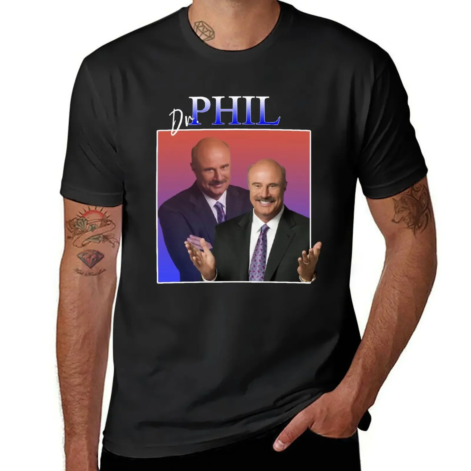 

Dr. Phil 90's Retro Vintage Style T-Shirt customs design your own sports fans clothes for men