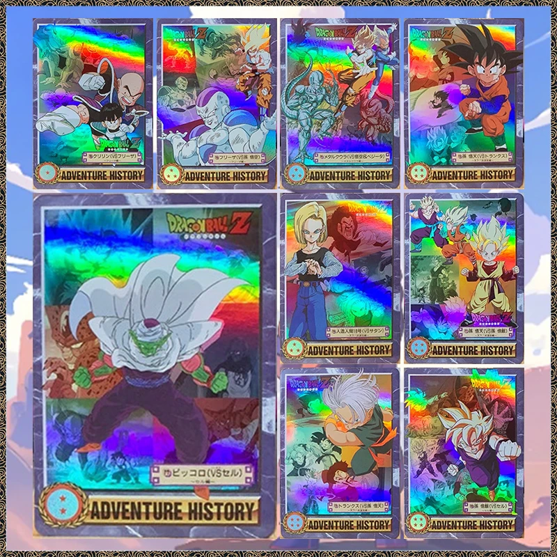 Anime Dragon Ball DIY ACG Krillin Frieza Son Goku Piccolo Android 18 Trunks Son Goten Collectible Cards Birthday Toy Gift