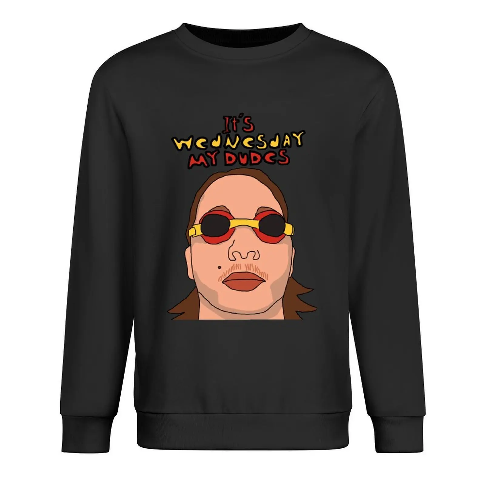 

It's Wednesday My Dudes Pullover anime clothing tracksuits men's sweat-shirt set korean autumn clothes oversize sweatshirt