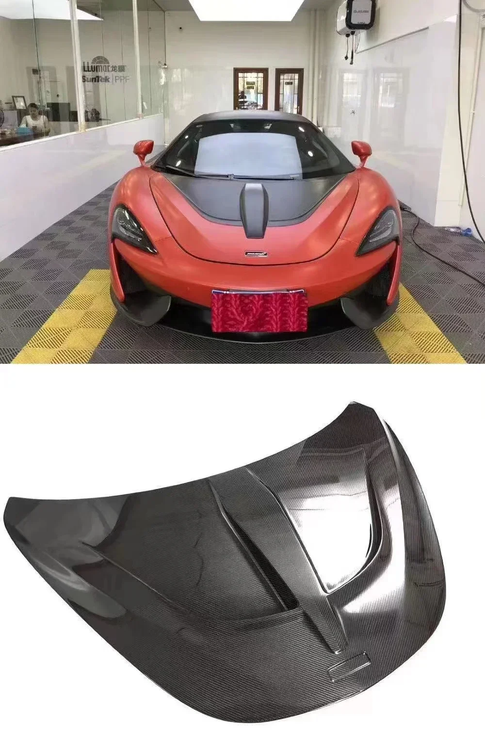 High quality Novitec Style Carbon Fiber Car Bonnet Hood