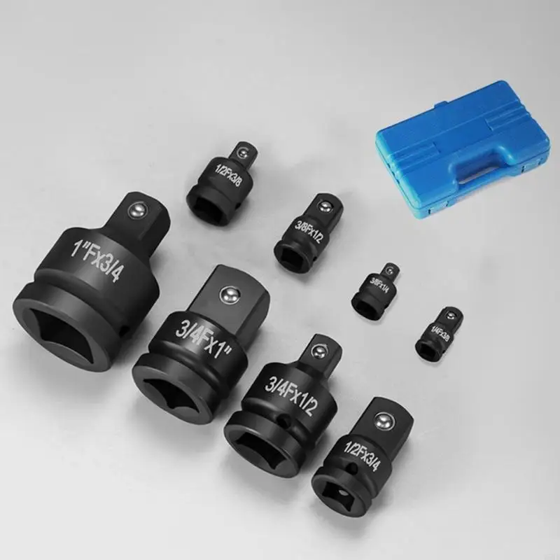 Y5GD 2pcs Impact Socket Adapter Set Converts 3/4Inch to 1/2Inch & 1/2Inch to 3/4Inch