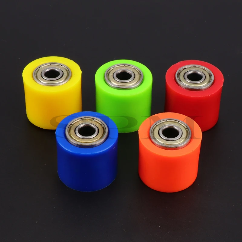 8mm 10mm Drive Chain Roller Pulley Wheel Slider Tensioner Wheel Guide For BSE CRF CR XR Dirt Pit Bike Motocross ATV Motorcycle