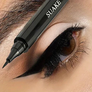 Black Waterproof, Sweat-Proof, and Smudge-Proof Eyeliner Creates a Natural Look and…