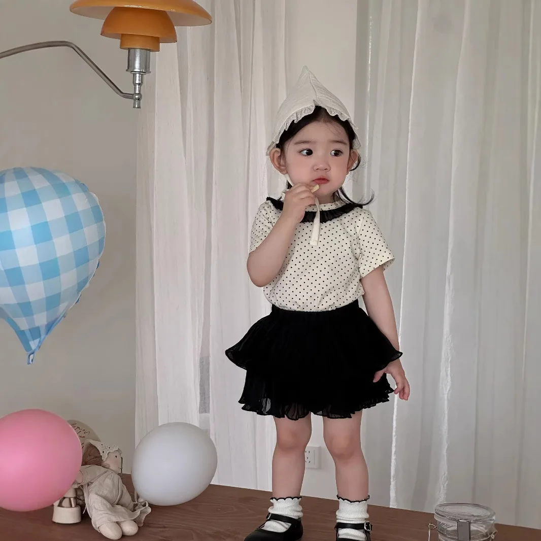 

Summer Infant and Child Yarn Skirt Crawler Clothes Newborn Rompers A-class Princess Outing Clothes 2025 New