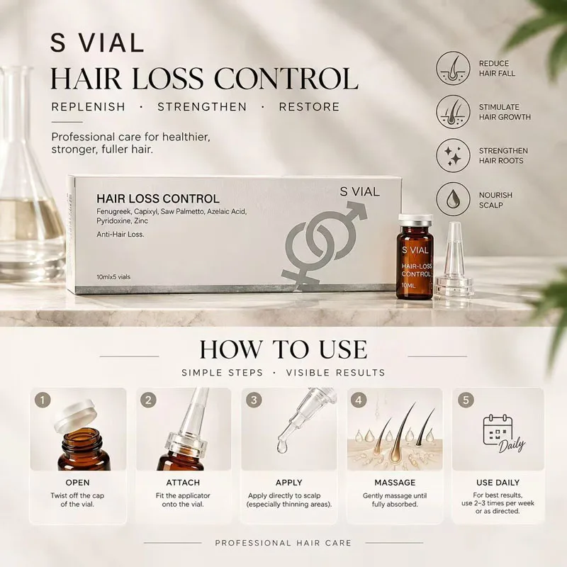 10ML Hair Growth Serum Anti Loss Regrowth Hair Growth Serum Prevent Baldness Repair Damage Scalp  Moisturizing Nourish Hair Care
