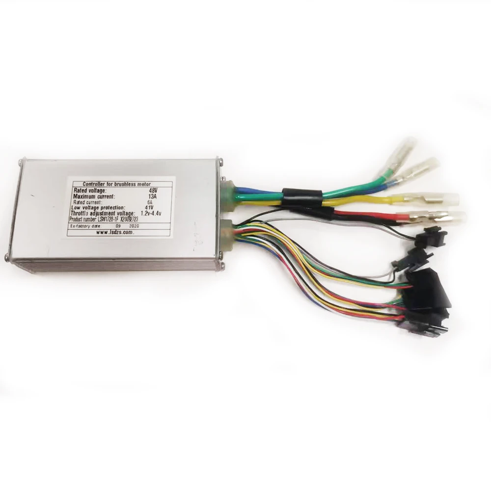 

Customized LSW1728-1F Brushless Motor Controller 48V 13A Electric Bicycle Conversion Kit Ebike Controller