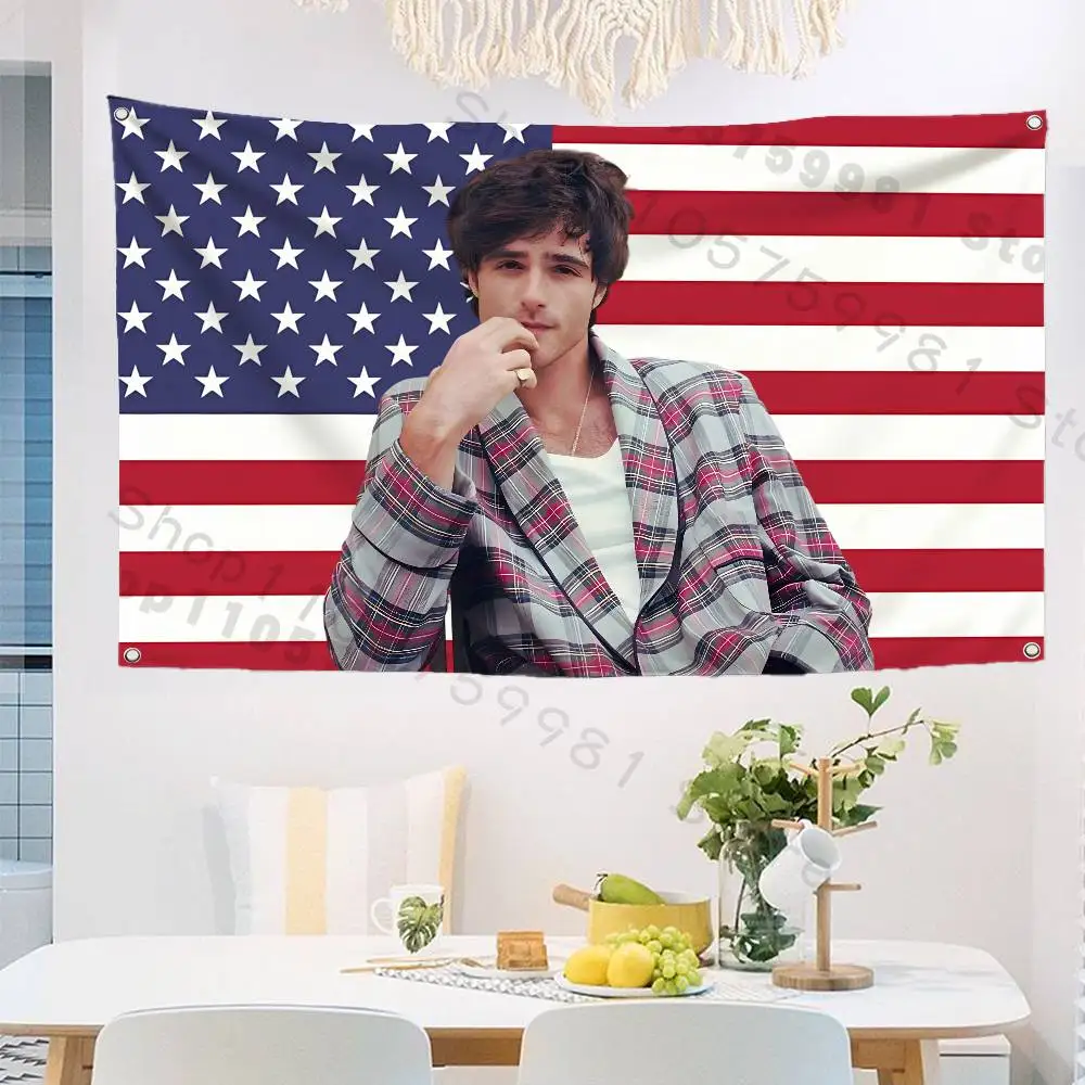 Famous Actor J-Jacob E-Elordi Flags for camping living room bedroom party carnival booth interior decorations
