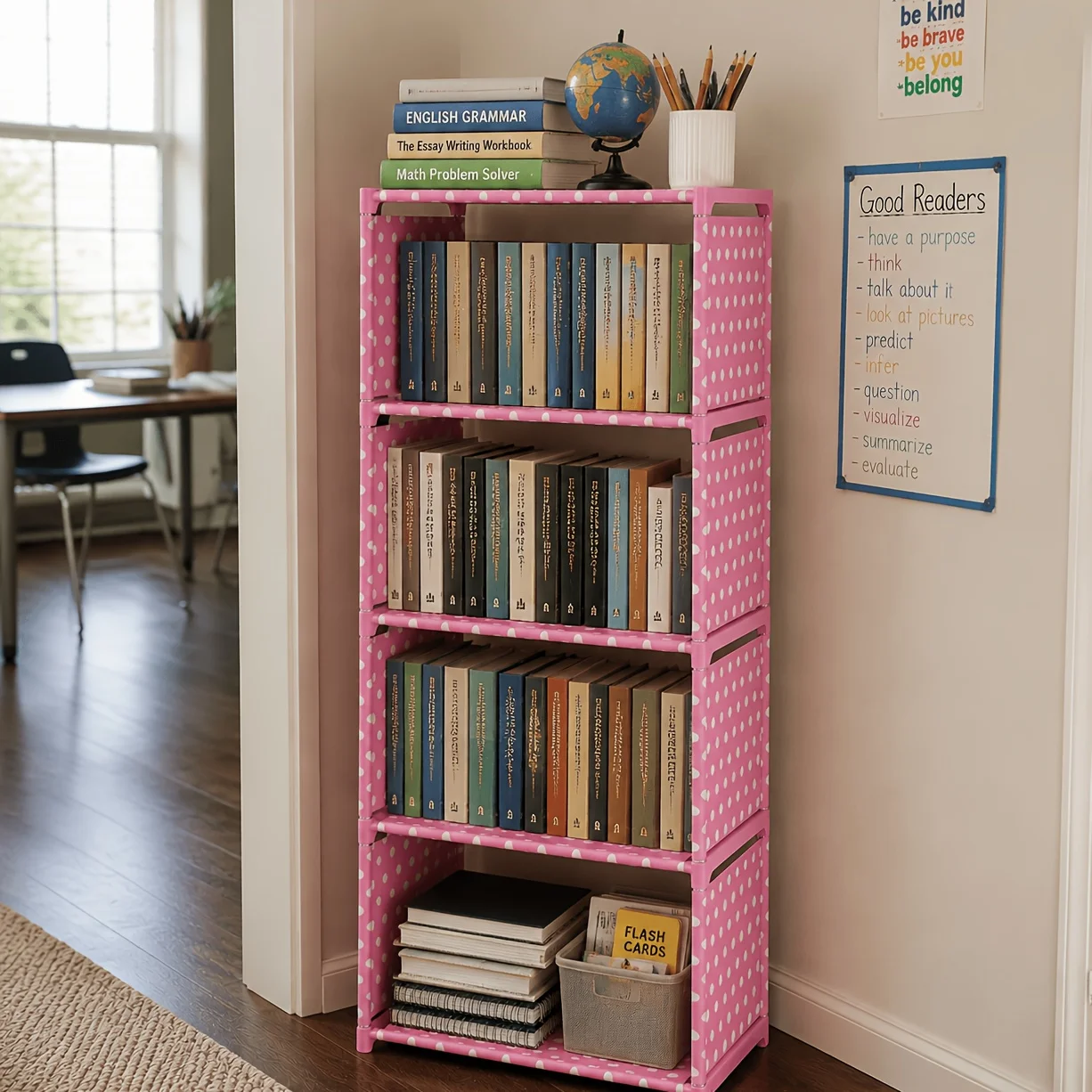 Bookshelf Modern Wall Mounted Book Display Rack Easy Assembly Multi Layer Bookcase Organizer for Books Small Items Shelf Home Library Room Decoration