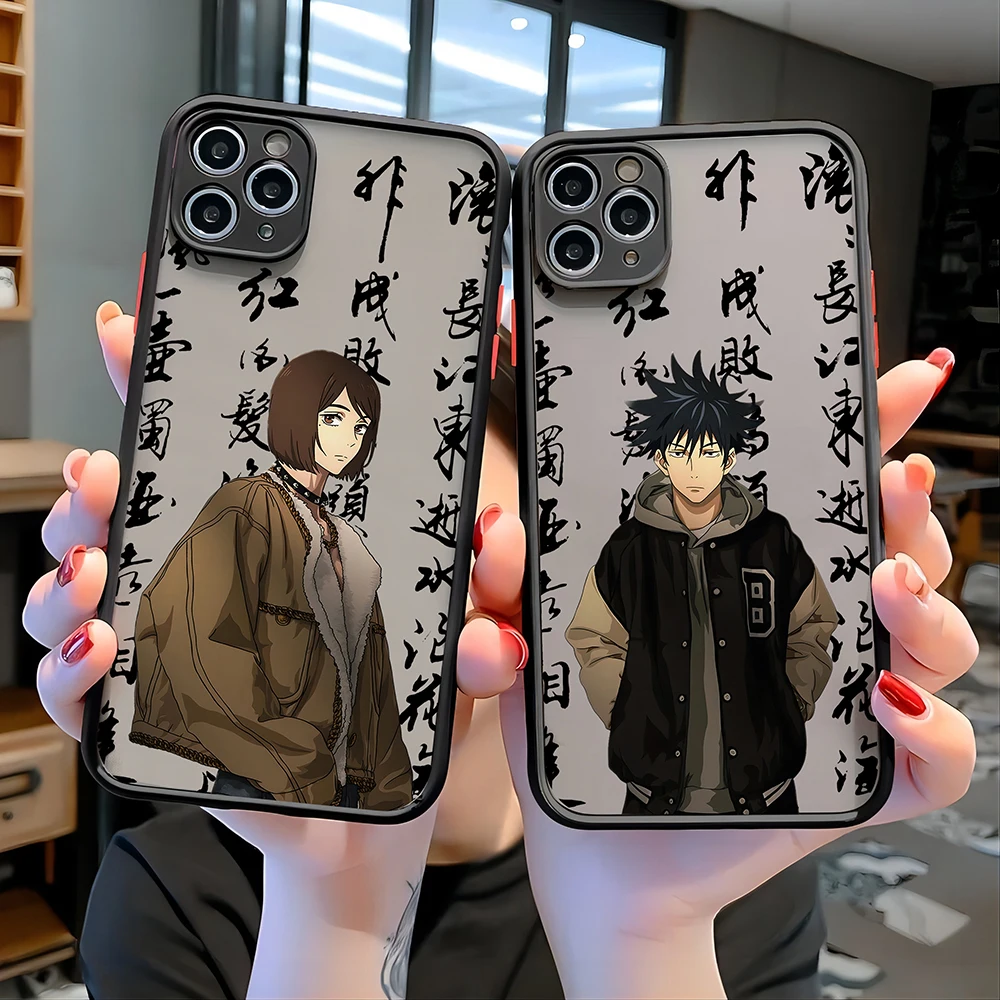 Jujutsu Kaisen Gojo Satoru Neue Handyhülle für iPhone 15 14 13 12 11 Mini Pro Max X XR XS Max 6 7 8 Plus Matte Clear Back Cover