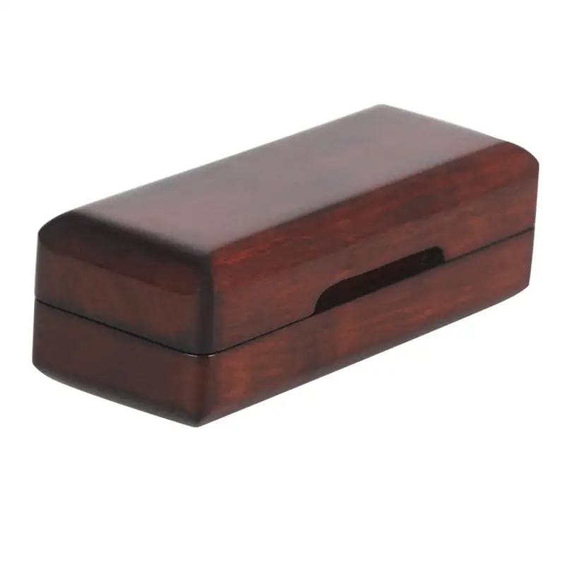 

Alto Saxophone Flute Head Storage Box, Walnut Wood, Fuzz Inside, Woodwind Instruments Accessories