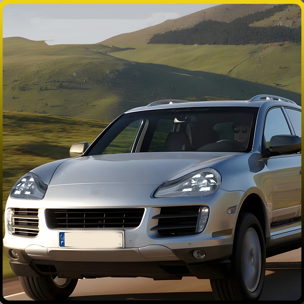 For Porsche Cayenne 957 2007-2010 LED Auto  Upgrade 2021 Headlights Assembly Projector Lens Car Tool Accessories Plug and Play