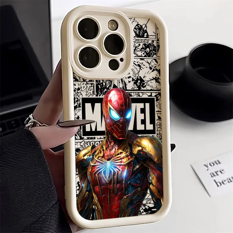 Anime IronmanS SpidermanS Phone Case for Motorola Moto Edge 70 G86 G56 G35 G34 G75 G PLAY G85 Neo Fusion Stylus Pro Ultra 4G 5G view 3