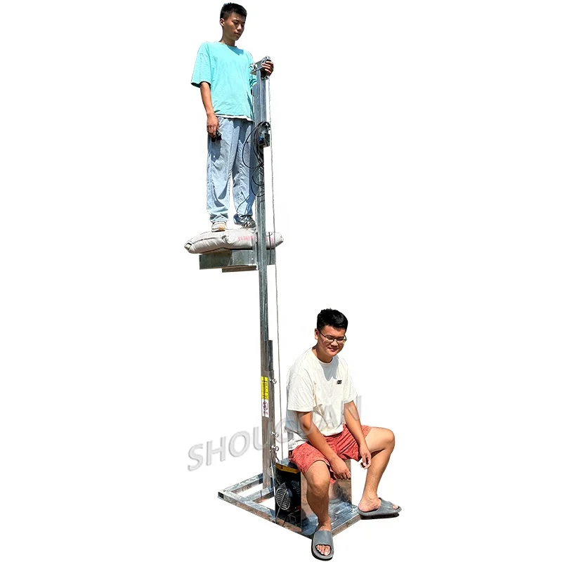 

Электрический подъемник для цемента из оцинкованной стали с сертификатом CE, 8 м, с тросовым стропом, цена от производителя, новые условия поставки