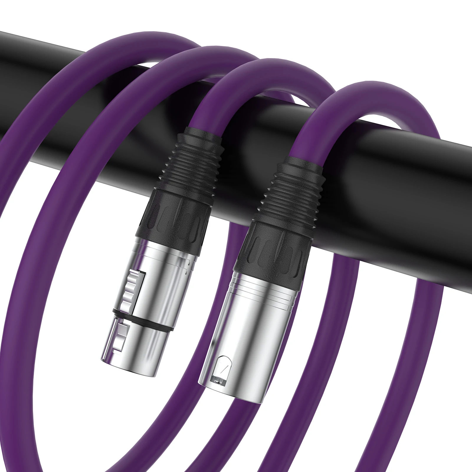 Новый 6 шт. микрофонный кабель XLR-XLR, разноцветные микрофонные патч-корды XLR «папа-мама» для микрофона, микшера, студии звукозаписи, подкастов