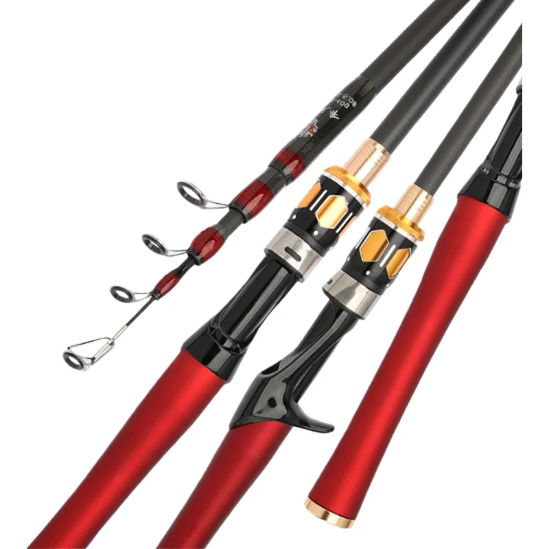 

2025 New Carbon Fiber Fishing Rod L Power Ultra Short Portable Microlure Rod Smooth Ceramic Guides