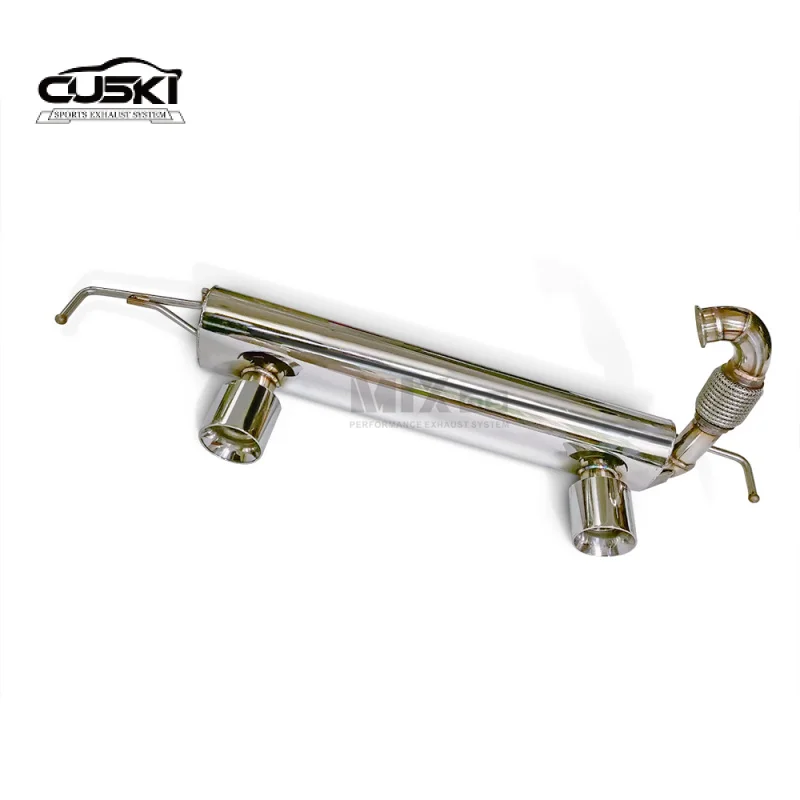 Stainless Steel Exhaust Muffler for SMART W453 0.9T/1.0L 2015-2023 Catback Exhaust Systems Improved Exhaust Performance Customiz