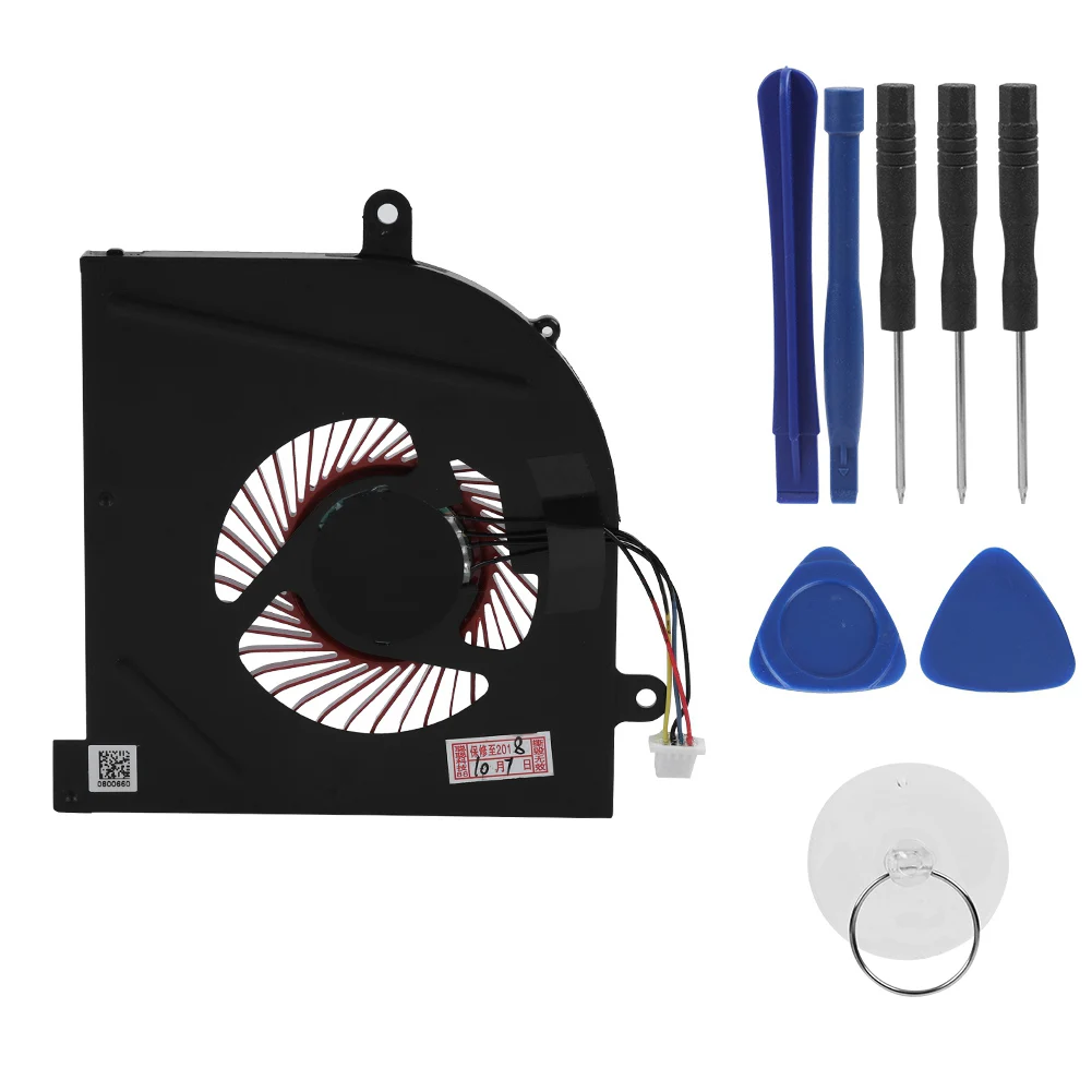 Protable New GPU CPU Cooling Fan High Performance for MSI GS63VR GS73VR Stealth Pro MS‑16K2 MS‑17B1 PC Laptop Cooling Fan Repair