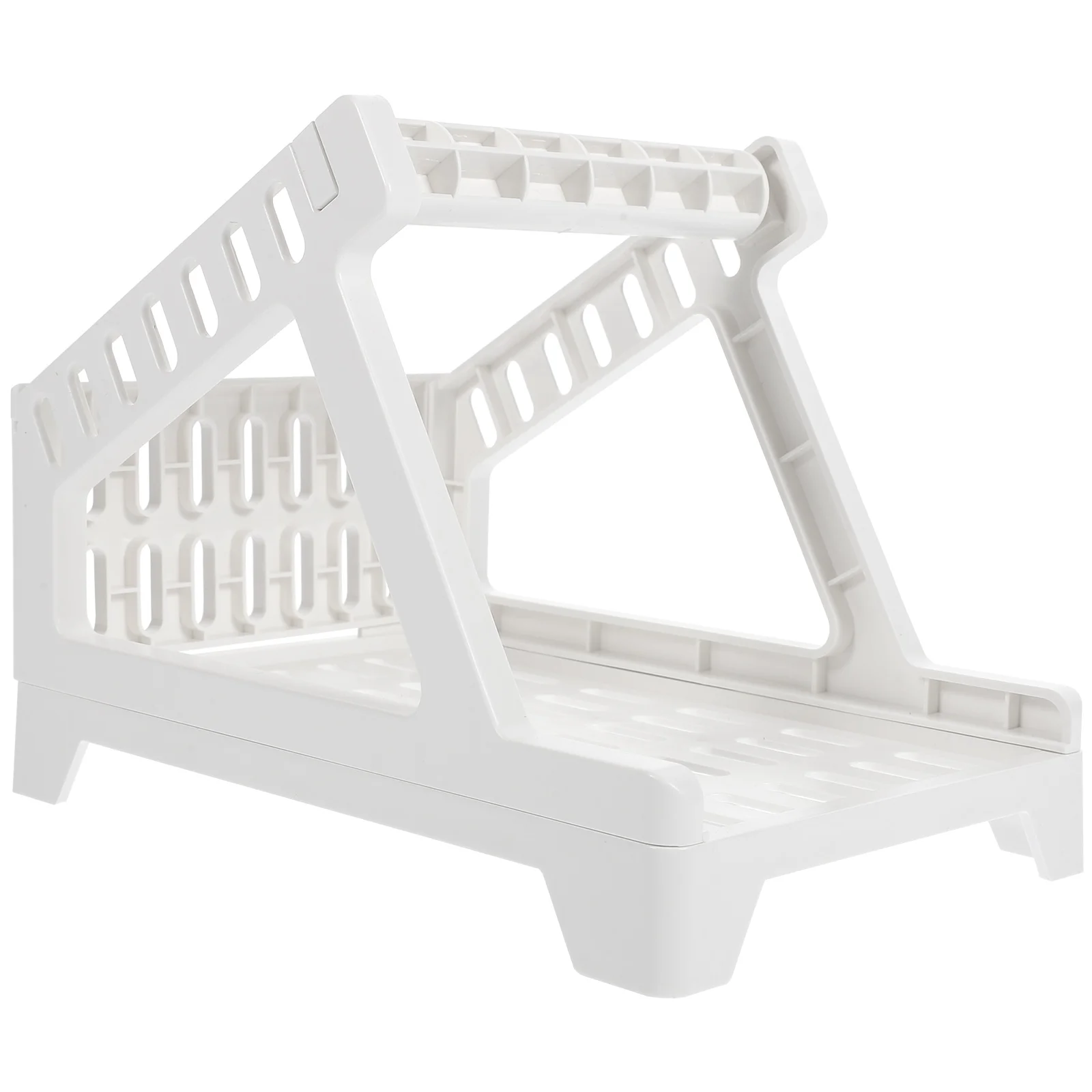

Barcode Machine Paper Holder White Desktop Stand ABS Label Tray Reel Stacked Organizer Printer Accessory Supermarket Tape