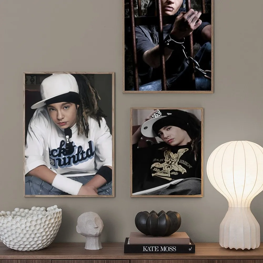 1pc B-Band Bill Kaulitz Tokio Hotel Poster Paper Print Home Bedroom Entrance Bar Cafe Art Painting Decoration