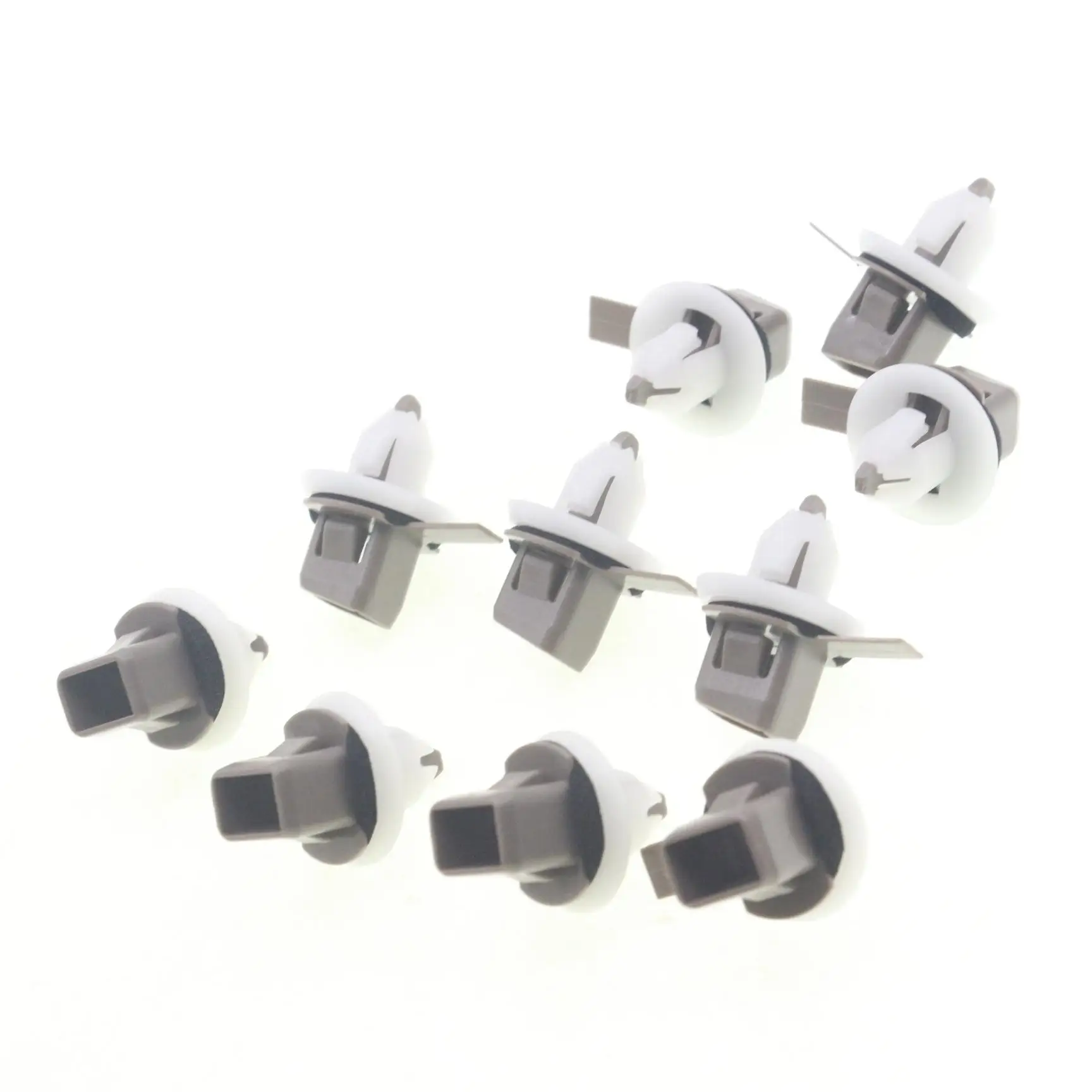10 Uds. Clips de Panel de ventana inferior Exterior con sellador para Lexus ES300 1992 1993 1994 1995 1996 retenedor de moldura 75039-33060
