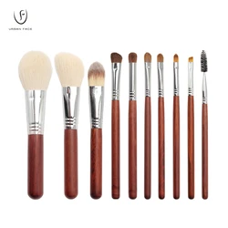 100% Goat Hair Highlighter Black Makeup Brushes Professional Natural Eyeshadow Blush Eyebrow Make Up Brushes