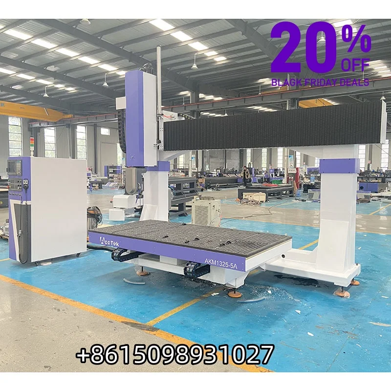 Fresatrice CNC a 5 assi con multifunzione per schiuma di legno Router CNC a 5 assi per fresatrice per stampi in schiuma rigida