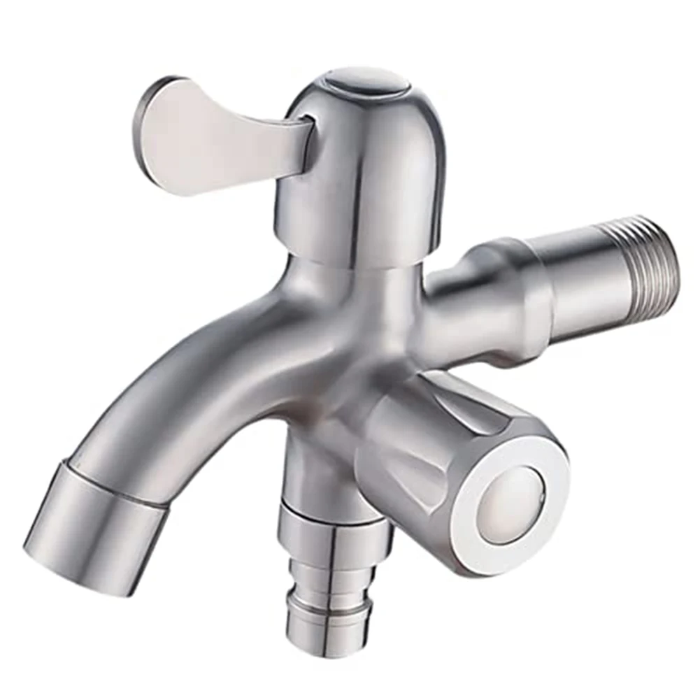 

Смеситель для стиральной машины с одним входом и двумя выходами, швабра для бассейна, балкона, смеситель для ванной комнаты, многофункциональный двойной смеситель